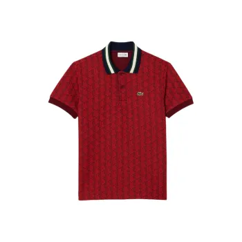 LACOSTE Polo Shirts Men Red
