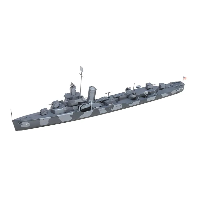 Tamiya 1/700 Military Model, Waterline Collection, Sims Class DD 412 Harman Destroyer Model Kits-0