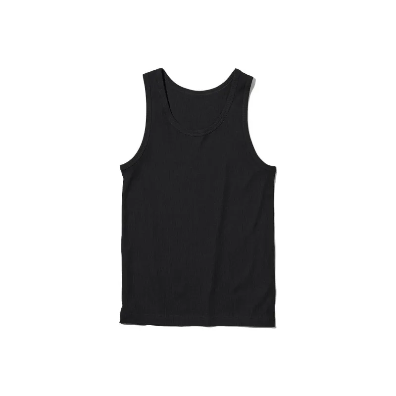 UNIQLO Tank Tops Unisex Black-0
