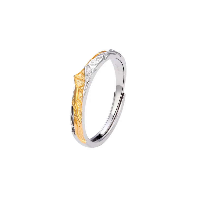 CLARKIA FLOWER 999 Fine Silver Rings Unisex-10