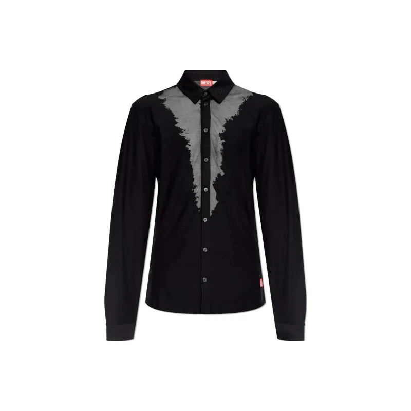 DIESEL S Sun Plain Long Sleeved Shirt-0