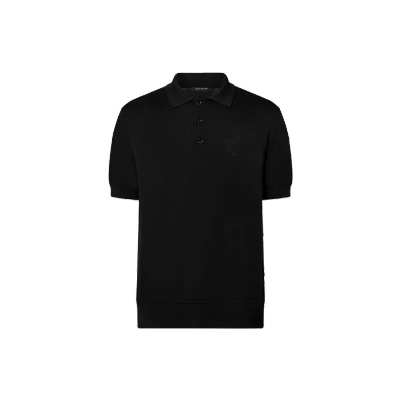 LOUIS VUITTON Cashmere And Cotton Blend Short Sleeved Polo-0