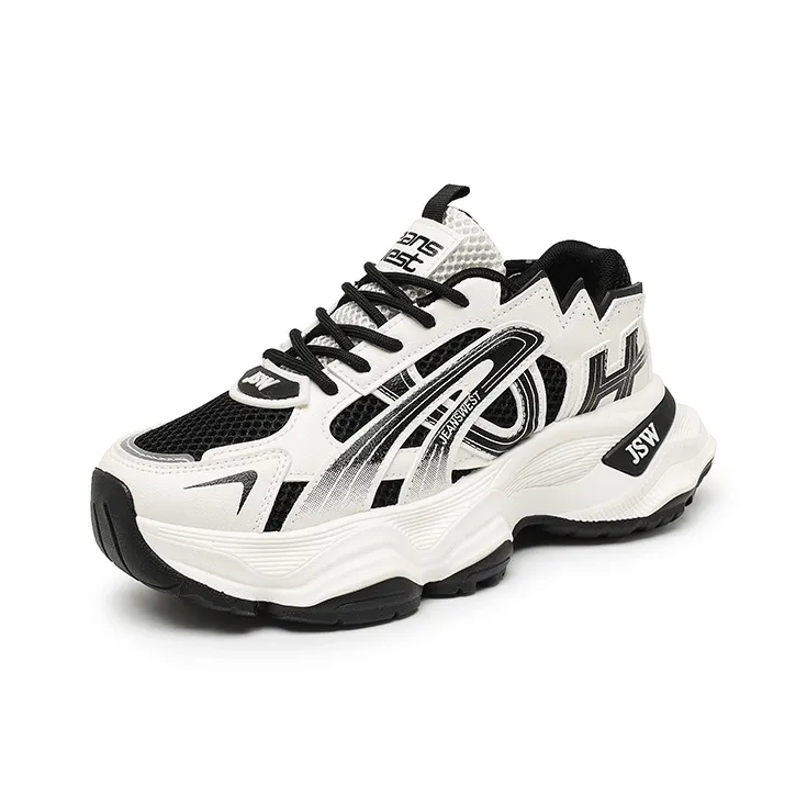 JEANSWEST Unique Charm, Free And Lively Slip Resistant Low Top Chunky Sneakers Unisex-1