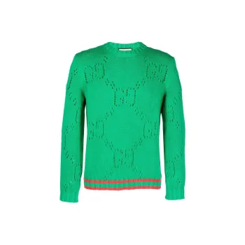 GUCCI Sweaters Men Green