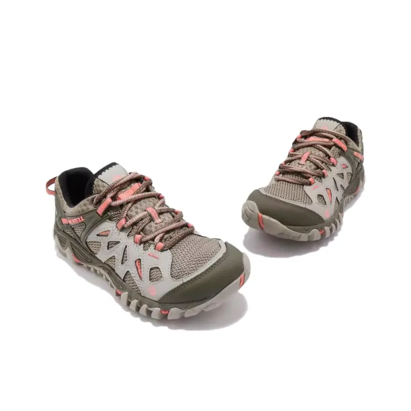 MERRELL All Out Blaze Anti-Slip Wear-Resistant Low-Top Hiking Shoes Women's Green-3