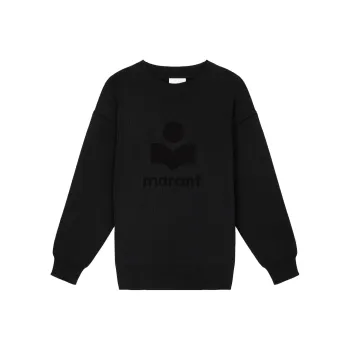 ISABEL MARANT Logo Intarsia Knit Crewneck Jumper