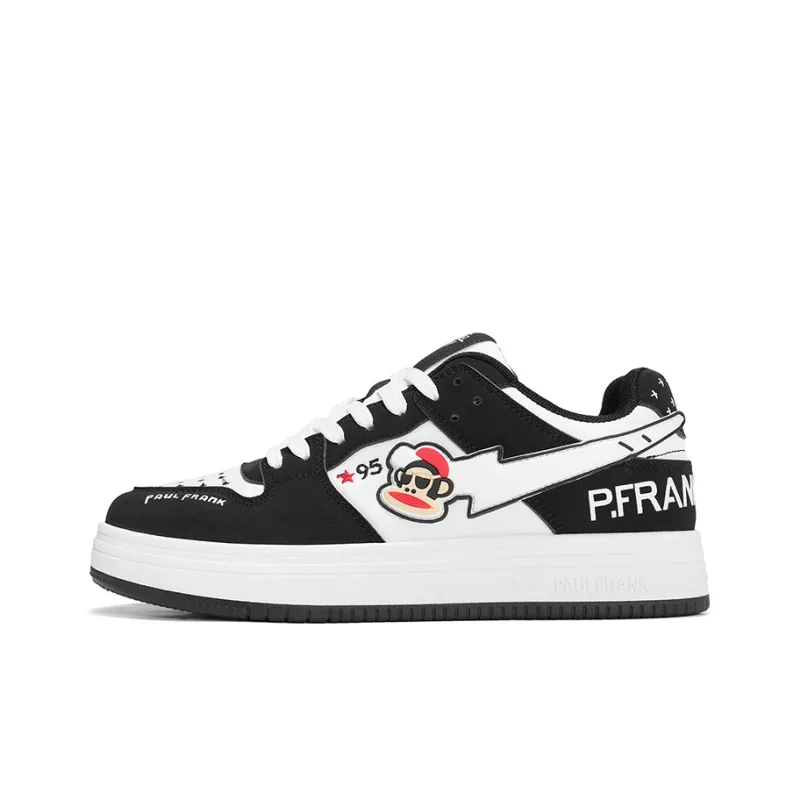 PAUL FRANK Campus Style Students Slip Resistant And Breathable Low Top Skateboard Shoes Men's-8
