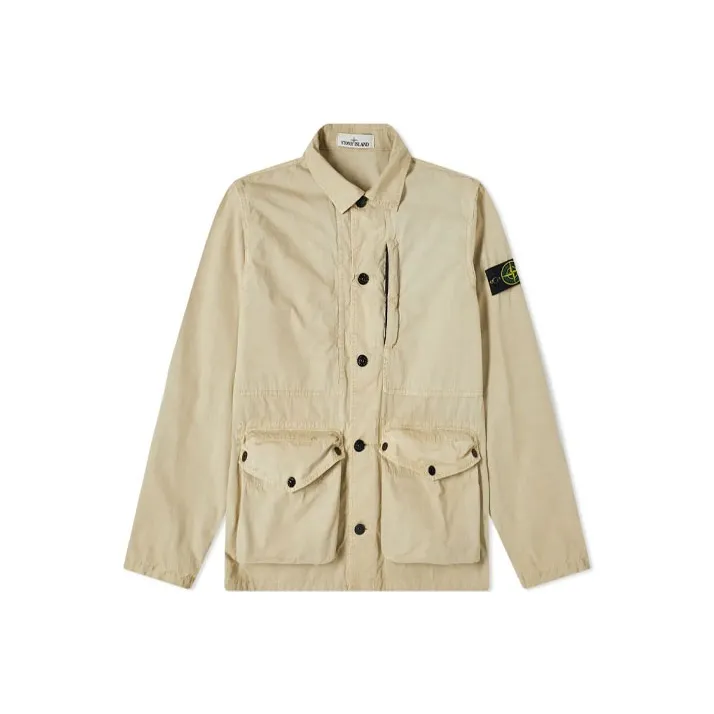 STONE ISLAND Jackets Men Khaki-0