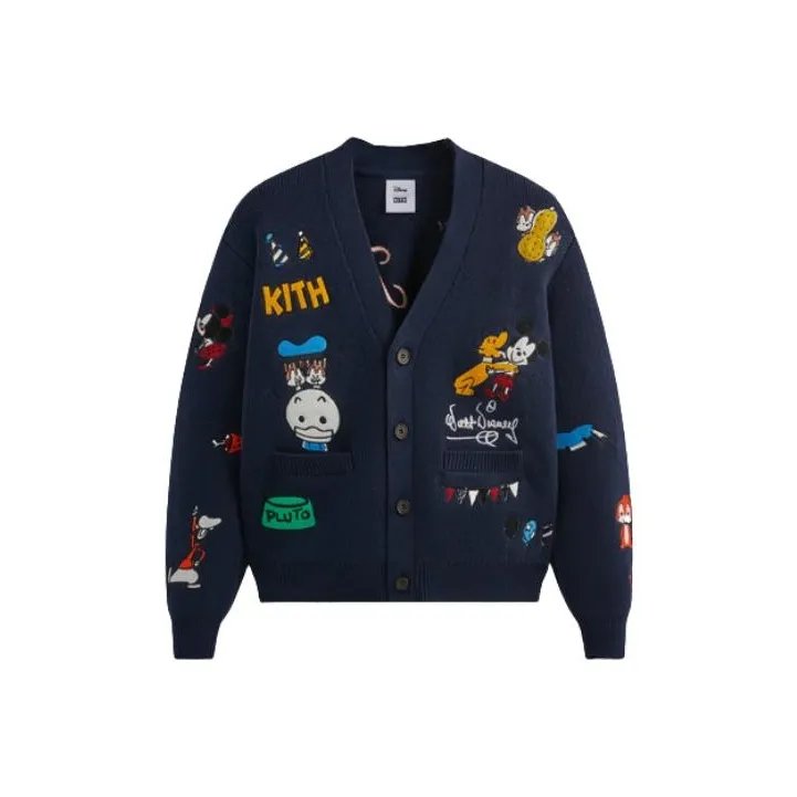 KITH For Mickey & Friends Chunky Yarn Cardigan-0