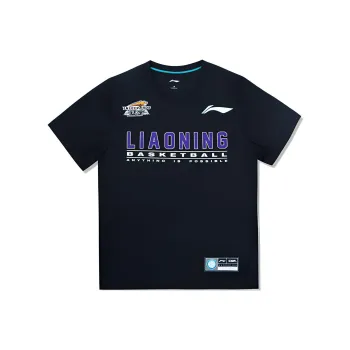 LiNing CBA Collection Professional Basketball Collection T Shirt Unisex Black