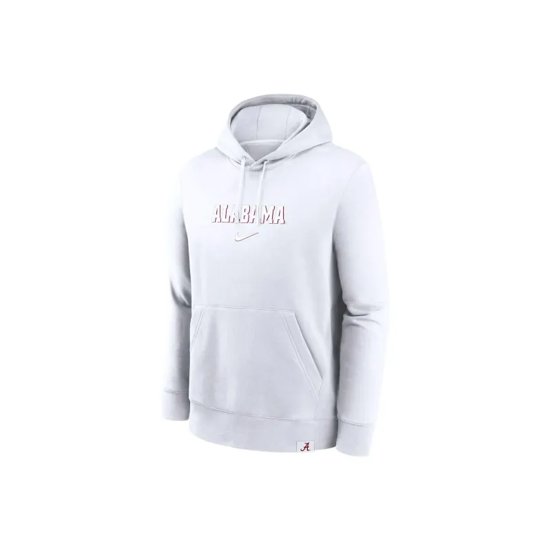 Nike Alabama Crimson Tide Statement Wordmark Lockup Heavyweight Men's Nike College Pullover Hoodie-0