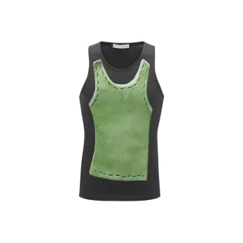 JW Anderson CLAY Series Tank Tops Unisex Black