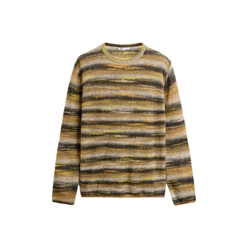 ZARA Sweaters Men Yellow-0