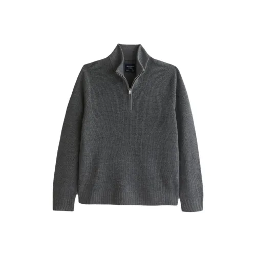 Abercrombie＆Fitch Sweaters Men Gray Heather