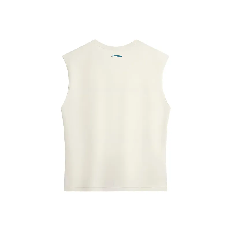 LiNing BadFive Tank Tops Men's Stone White Gray-1