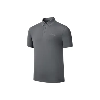 Saucony Polo Shirt Men's Heather Gray