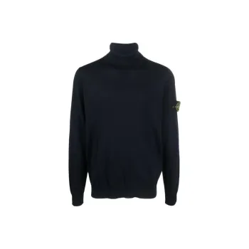 STONE ISLAND Compass Patch Roll Neck Jumper