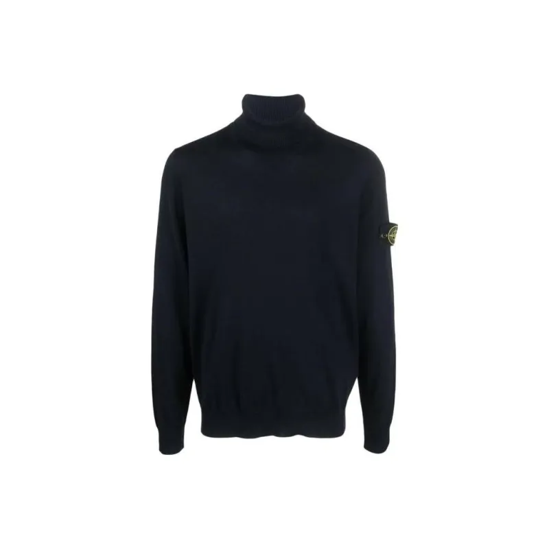 STONE ISLAND Compass Patch Roll Neck Jumper-0