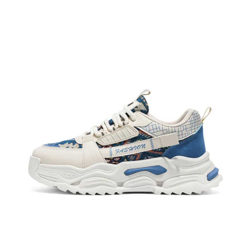 HACKBUTEER Low Top Chunky Sneakers Men's Box Included-1