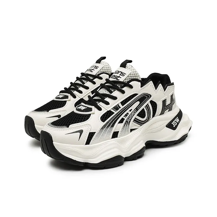 JEANSWEST Unique Charm, Free And Lively Slip Resistant Low Top Chunky Sneakers Unisex-3