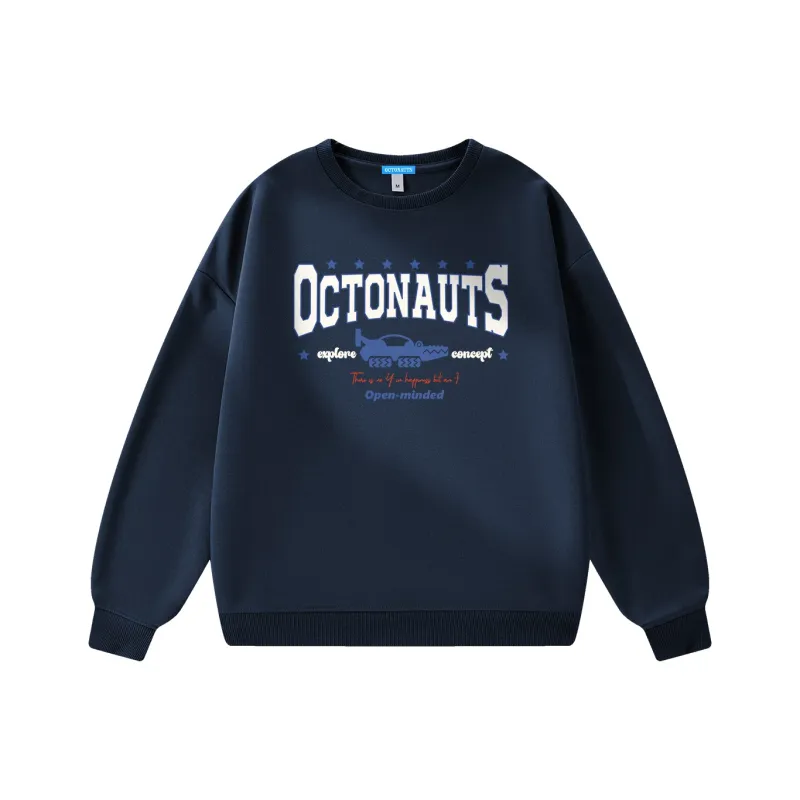 Small Columns Under The Sea Sweatshirt Unisex-2