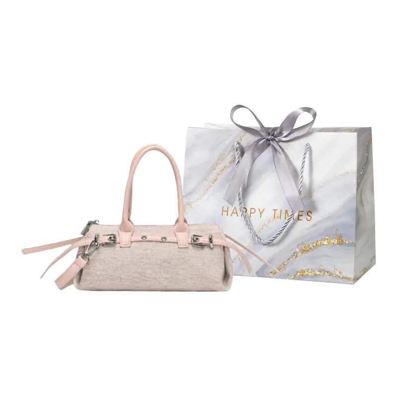 Miss Angel PU Handbag Women's Blue/Pink-6