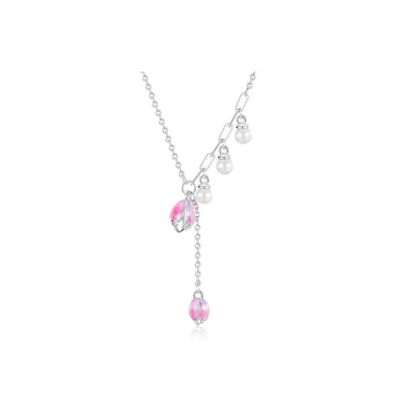 CENTURY&KINDLE S925 Silver Necklaces Women's-0