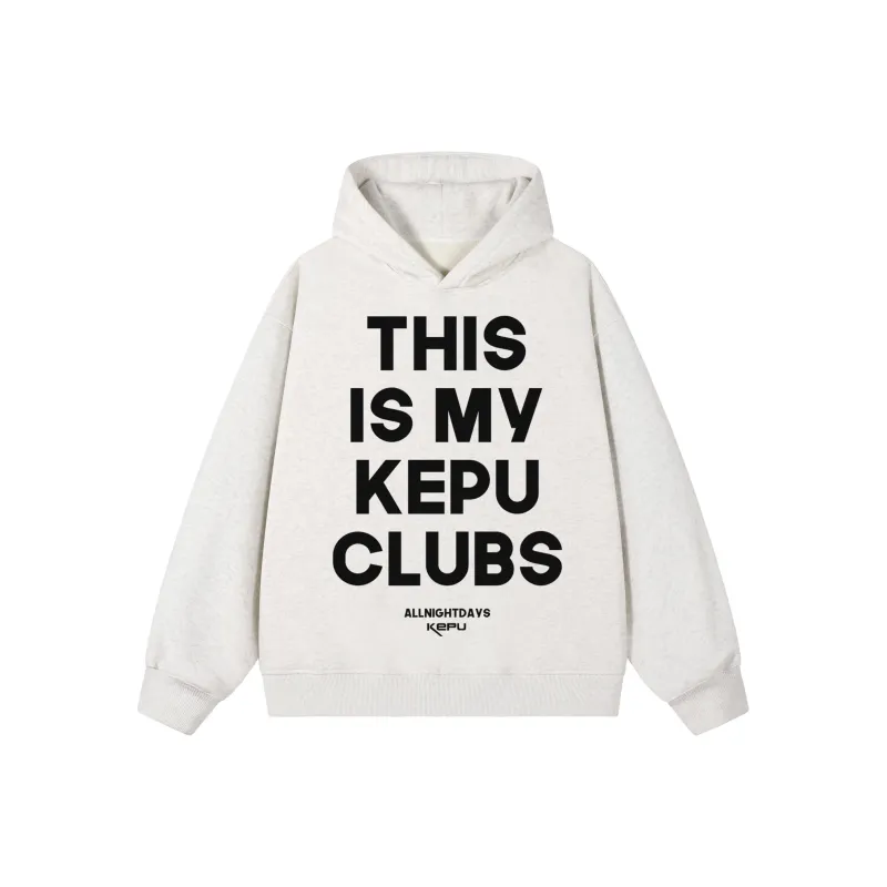Kepu Sweatshirt Unisex White Heather Gray-0