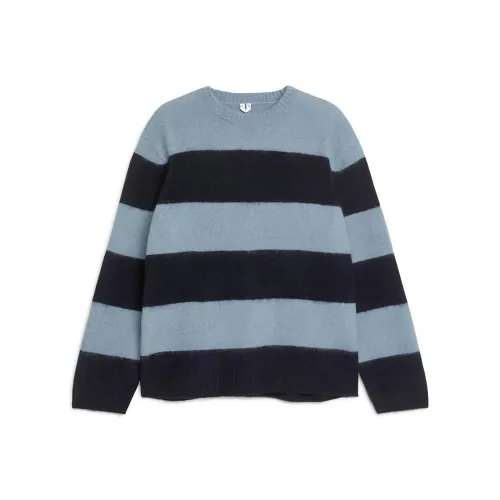 ARKET Sweaters Men Light Blue/Dark Blue