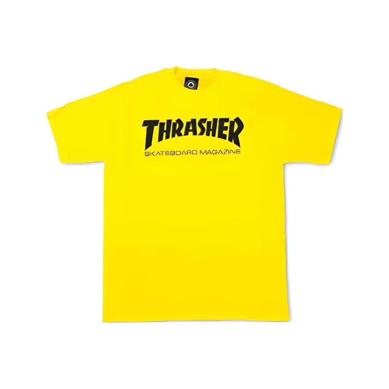 Thrasher T Shirt Unisex Yellow US Version-0