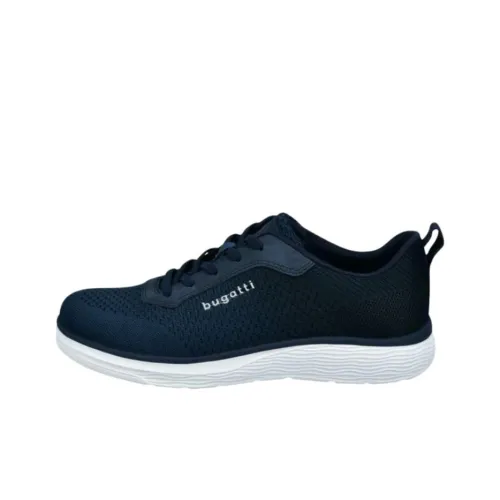 Bugatti Astra Abrasion Resistant Low Top Skateboard Shoes Men's Dark Blue