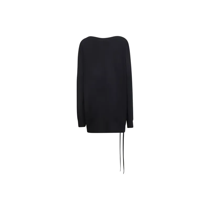 Ann Demeulemeester Drawstring Round Neck Sweater-1