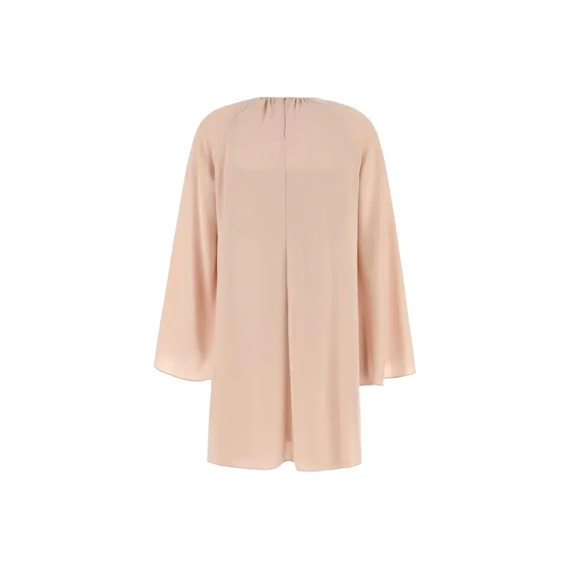 MaxMara Studio Madia Crewneck Long Sleeved Dress-1