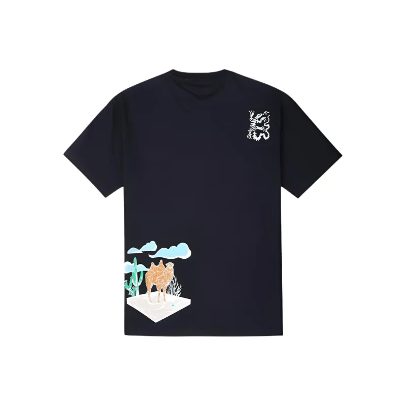 Converse Desert Graphic T Shirt Unisex Black-1