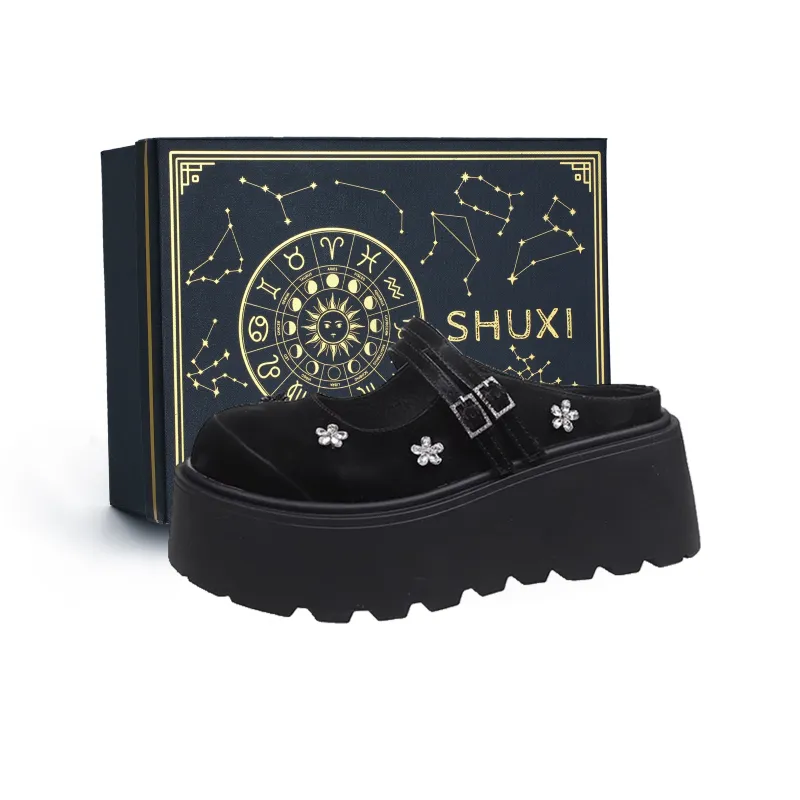 SHUXI Closed Toe Slippers Women's-23