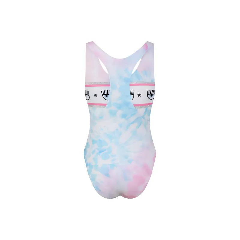 CHIARA FERRAGNI One Piece Swimsuits Women's Pink/Blue-1