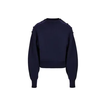 Ferragamo Studded Mock neck Knitted Jumper