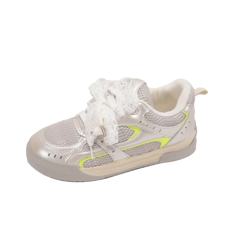 TUOPIN Low Top Casual Shoes Women's Beige Blue-26