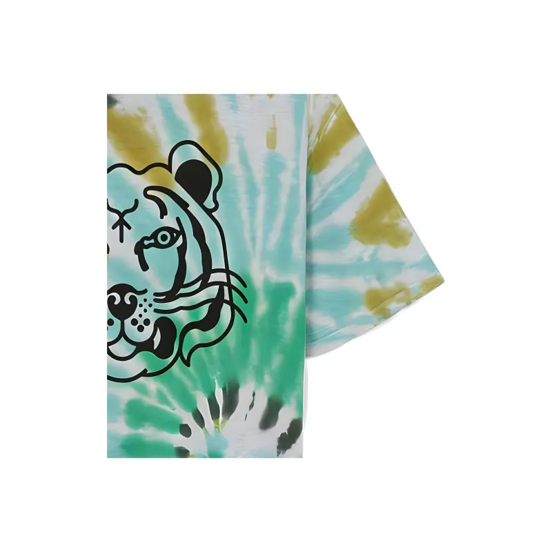 KENZO K Tiger Tie Dye T Shirt-4