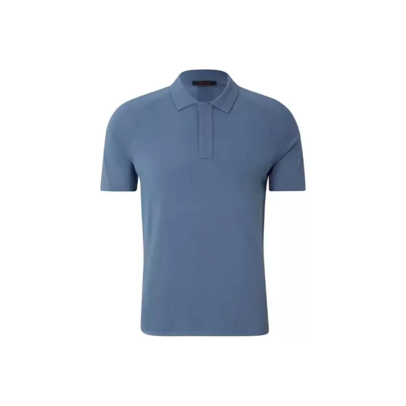 FALKE Polo Shirt Men's Dark Blue-0