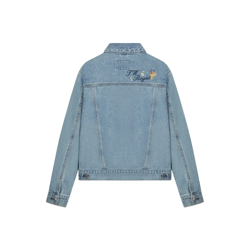 Teenie Weenie Cropped Coat Women's Light Blue-1