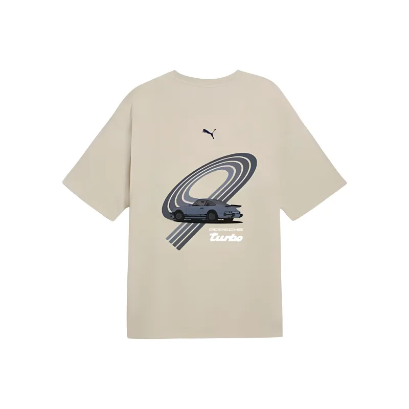 PUMA Porsche LegacyTurbo T-Shirt Men's Desert Dust-1