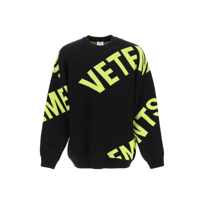 Vetements Sweaters Men Black-0