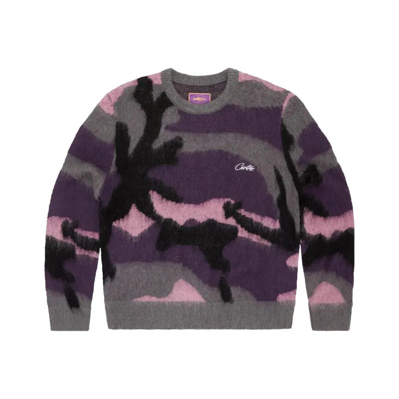 Corteiz Mohair Knit Sweater-0