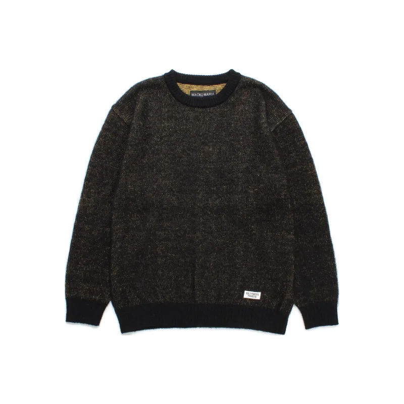 WACKO MARIA FW24 FW24 Sweater Unisex Black Gold-0