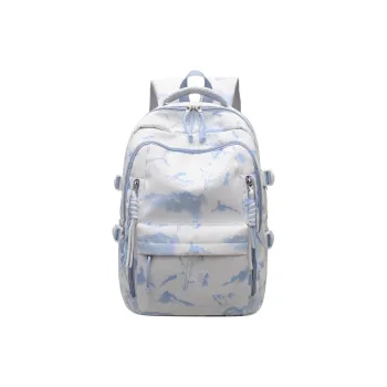 Single Warehouse Nylon Backpack Unisex Black/Burgundy/Green/Sky Blue/Pink