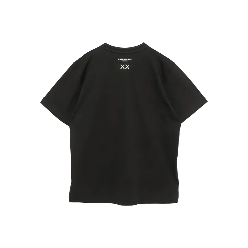 Sacai Kaws Collaboration T Shirts Unisex Black-1