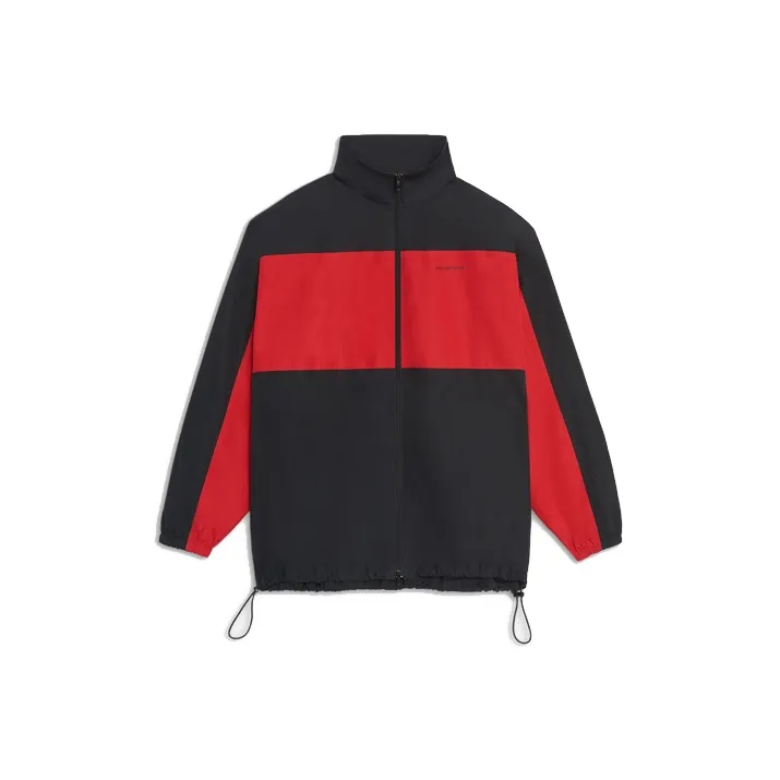 Balenciaga Jackets Coats Loose Fit Style Unisex Black Red-0