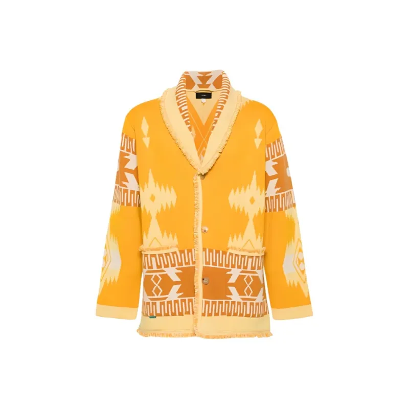 Alanui Icon Pattern jacquard Cardigan-0