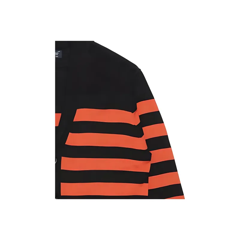 ARMANI JEANS Sweater Men's Black/Orange-1